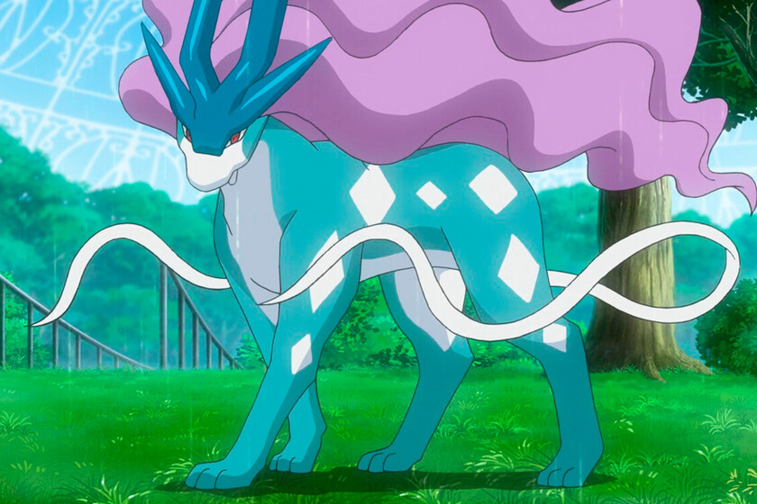 Um fã de Pokémon cria uma linda janela com Suicune, um dos cães lendários pertencentes à segunda geração