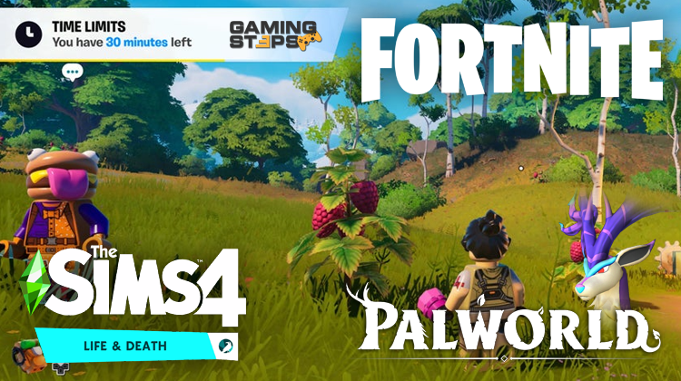 Limites de tempo Fortnite, Palworld e dispositivos móveis, The Sims 4 Vida e Morte